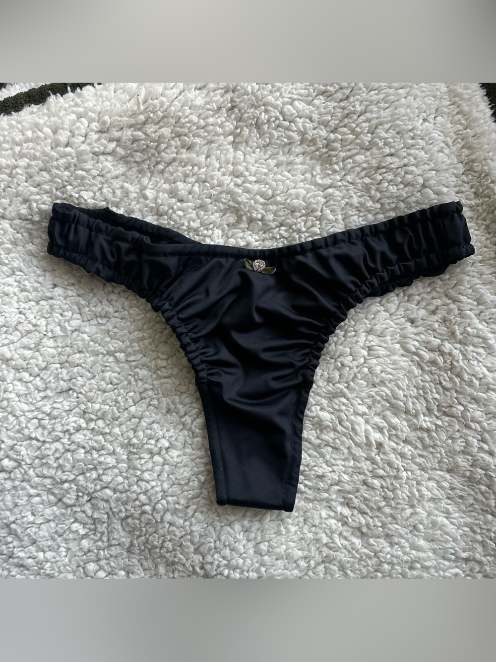 Black bikini bottom